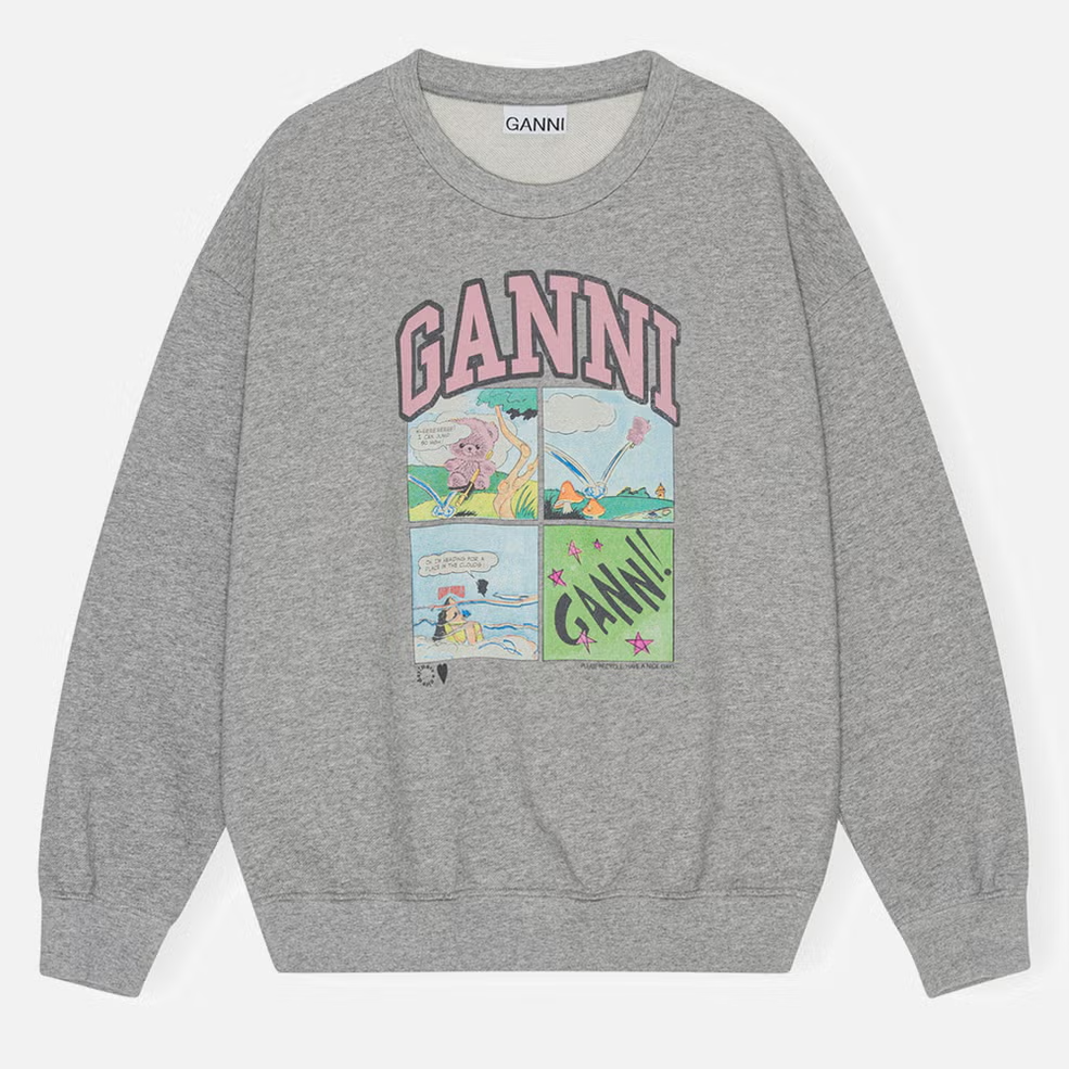 Ganni 印花卫衣