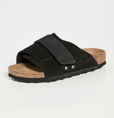 Birkenstock Kyoto 麂皮拖鞋