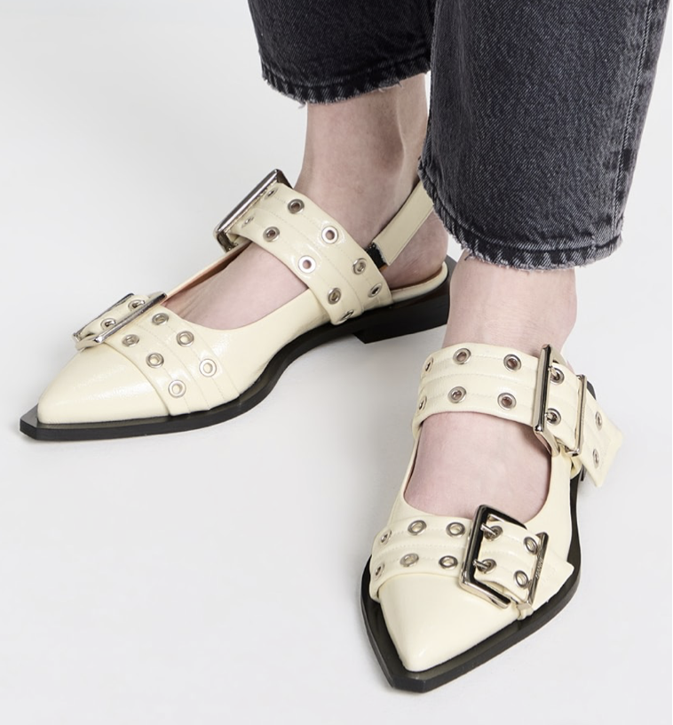 Ganni Welt Buckle 鞋