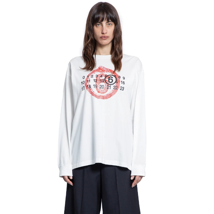 MM6 MAISON MARGIELA 马吉拉蛇年限定款长袖T恤