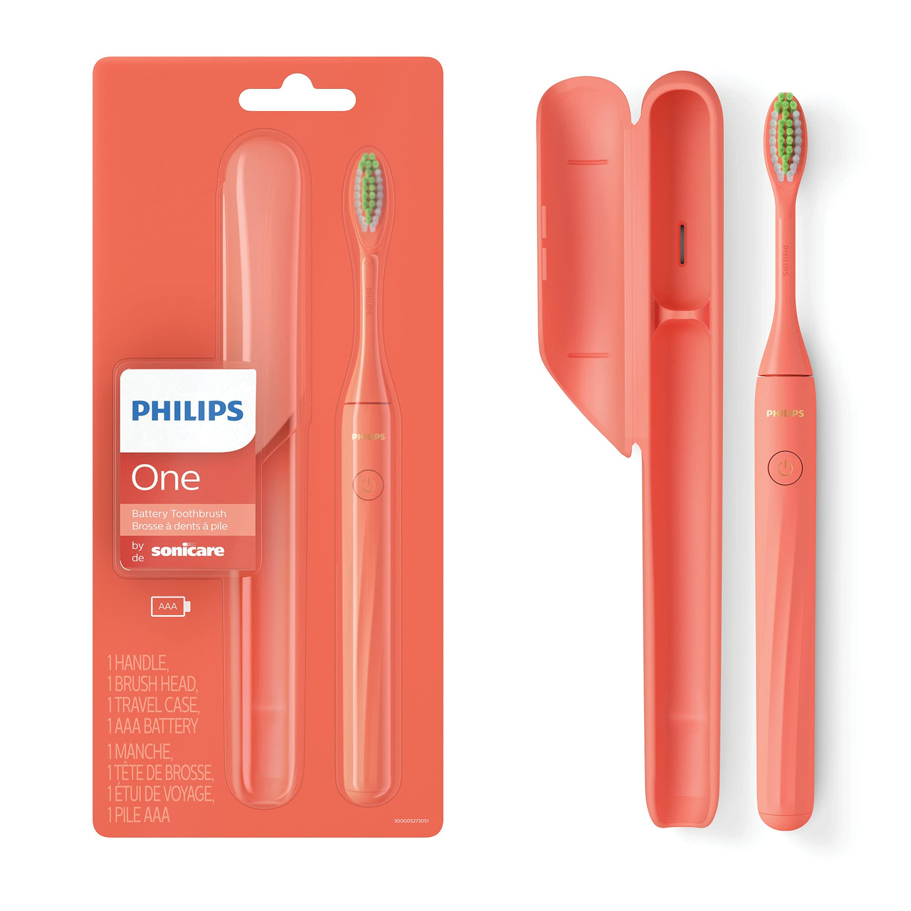 【含税直邮】Philips 飞利浦 声波电动牙刷 适合成人使用 紧凑型