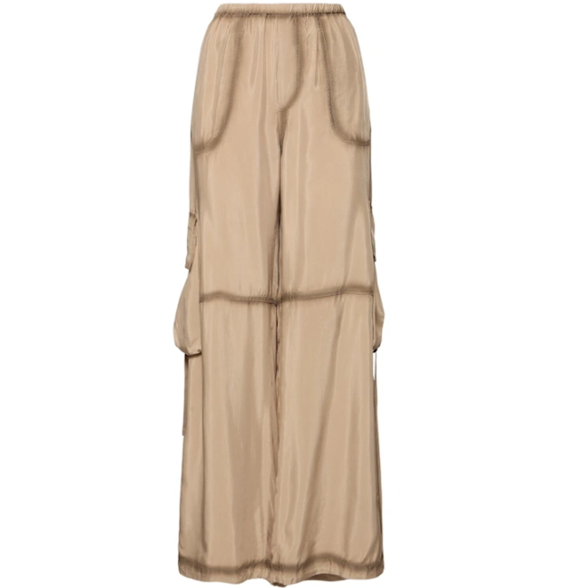 Acne Studios Pock 光https://img2.55haitao.com/ad/screenshot/2025/05/21174780462933280.png滑粘胶纤维阔腿工装裤