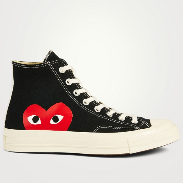 CONVERSE X CDG PLAY 高帮帆布鞋