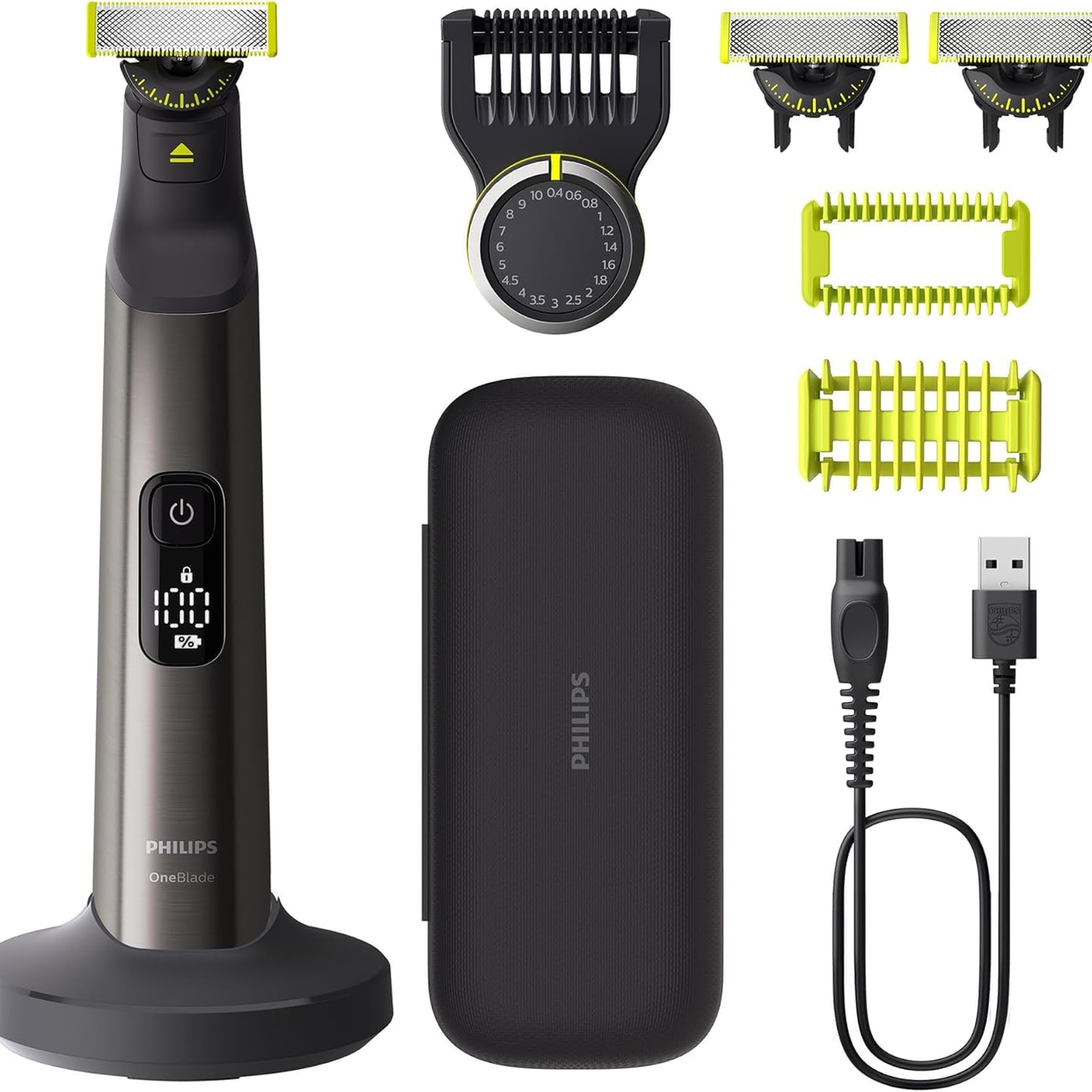 【含税直邮】Philips 飞利浦 OneBlade Pro 360 正品面部和身体电动胡须修剪器