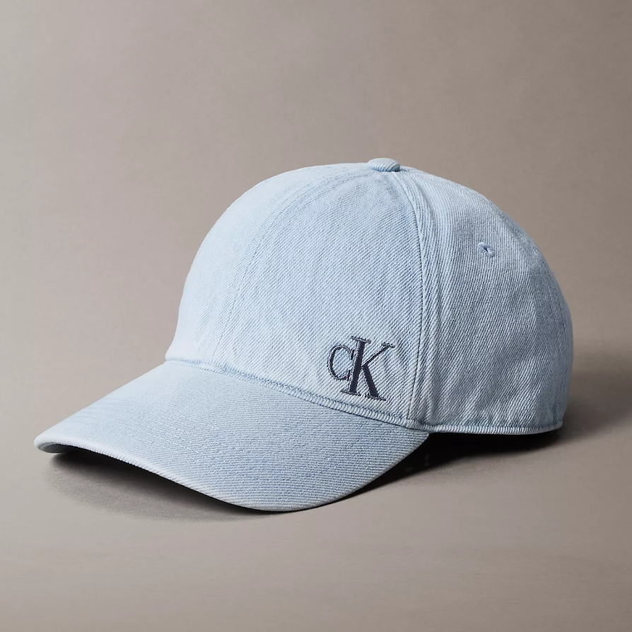 Calvin Klein 水洗丹宁徽标棒球帽