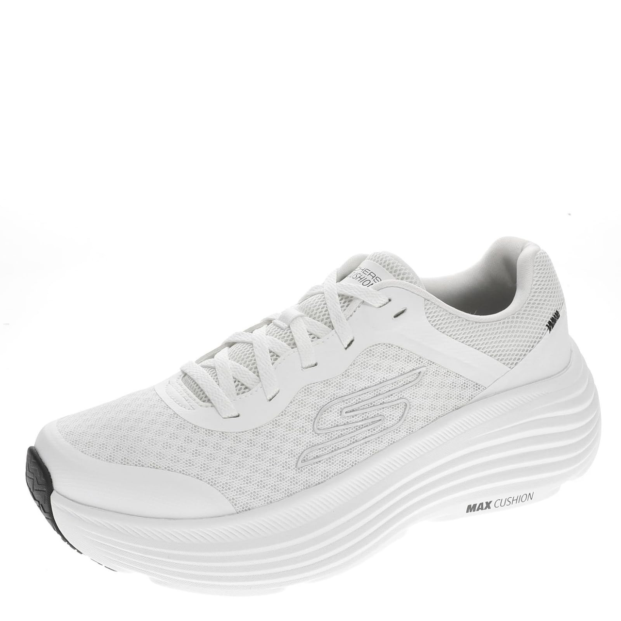 【含税直邮】Skechers 斯凯奇 Max Cushioning Endeavour Canova 女式运动鞋, 白色/黑色