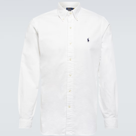 POLO RALPH LAUREN 拉夫劳伦男款白色衬衫