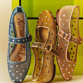 Sam Edelman 美官：多款美鞋降价！凉拖鞋$39、芭蕾鞋$69