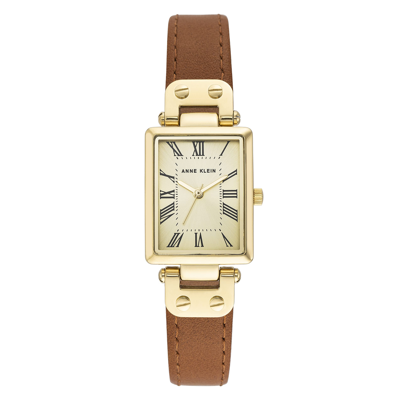 【含税直邮】Anne Klein 徒步 手表 女士 日本石英 罗马数字 AK3752CHHY