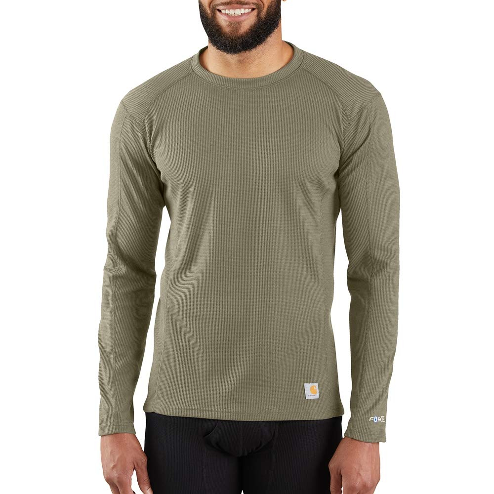 【含税直邮】Carhartt 圆领 经典版型 底层内衣 Burnt Olive 尺码Small