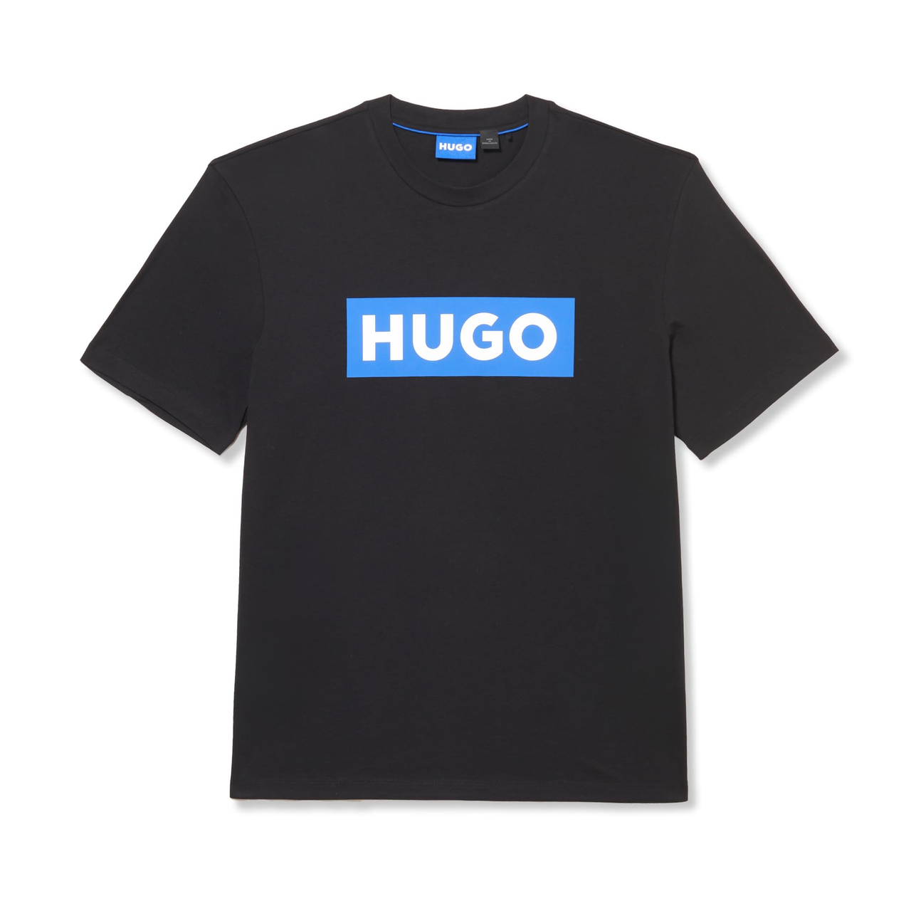 【含税直邮】HUGO 时尚T恤 标志条纹棉质圆领T恤 圆领 短袖 标准版型