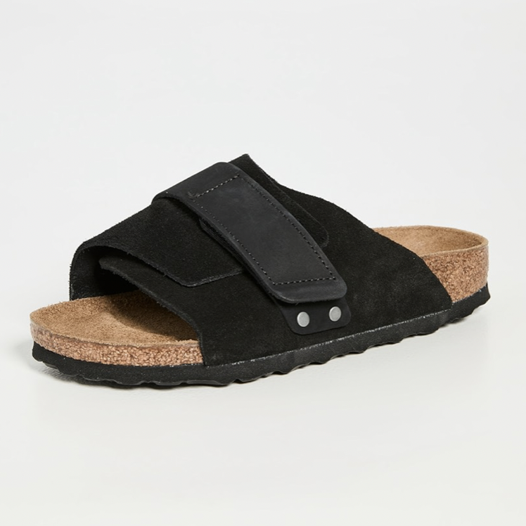 Birkenstock Kyoto 麂皮拖鞋