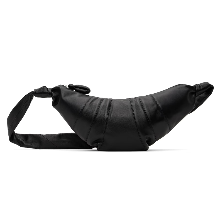 LEMAIRE Croissant 黑色中号牛角包