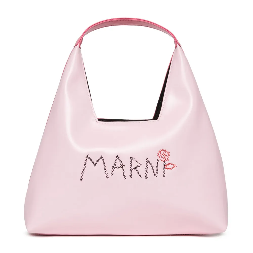 Marni Kids 拼色单肩包