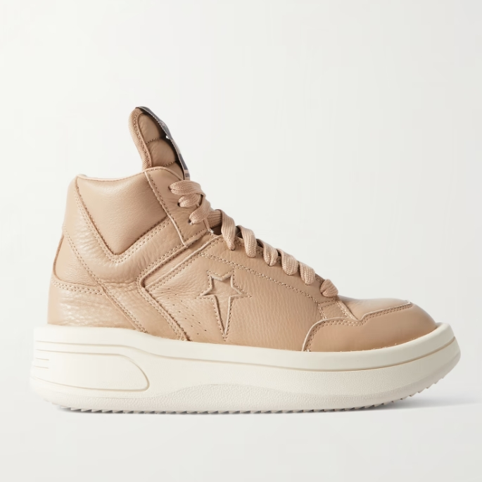 RICK OWENS x Converse 匡威 TURBOWPN 皮革高帮运动鞋
