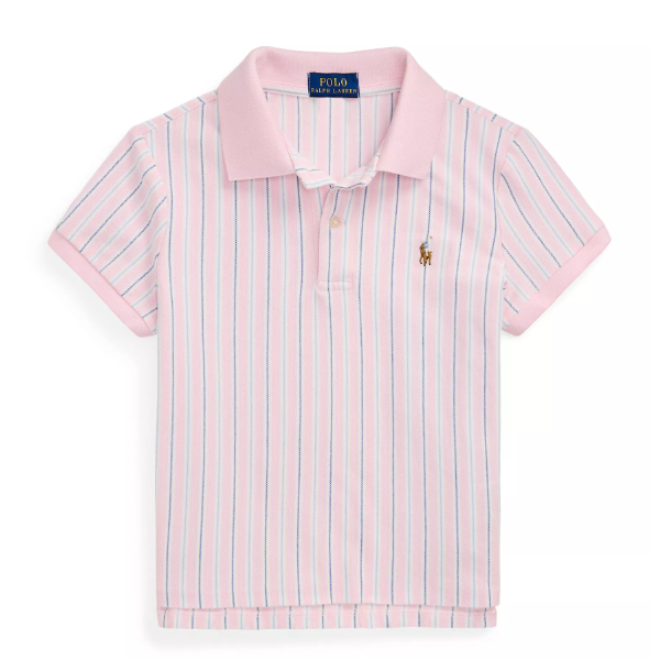 新品！Ralph Lauren 拉夫劳伦大童款条纹Polo短袖