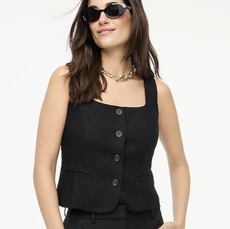 J.CREW 亚麻背心