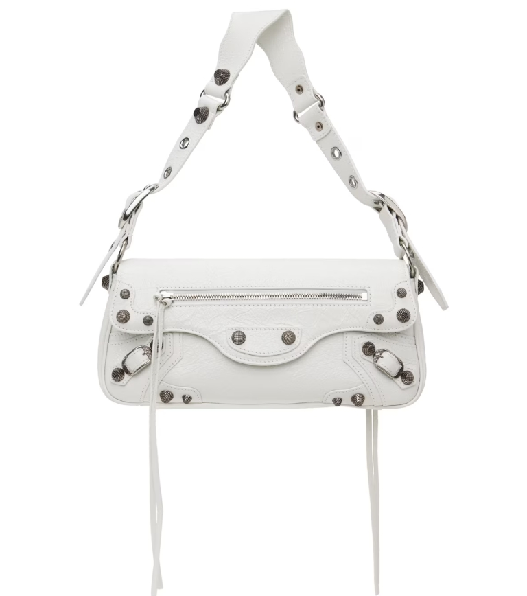 Balenciaga  White 'Le Cagole' 小号单肩包