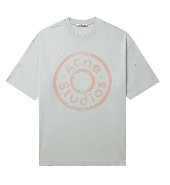 Acne Studios 徽标印花 T 恤