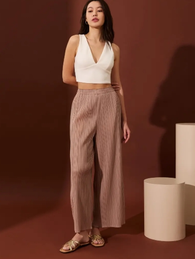 Love,bonito Leggy™ Anh Plissé 阔腿裤