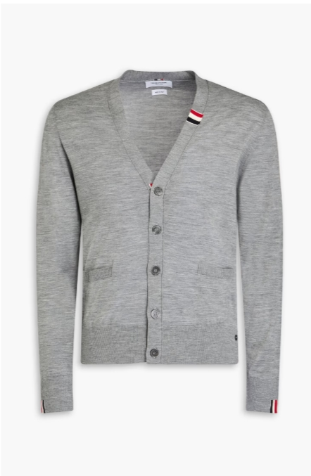 THOM BROWNE 羊毛混纺开衫