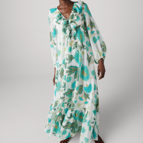 DVF Kylie 印花休闲款长裙