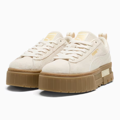 Puma 彪马 Mayze Brushed Suede 厚底运动鞋