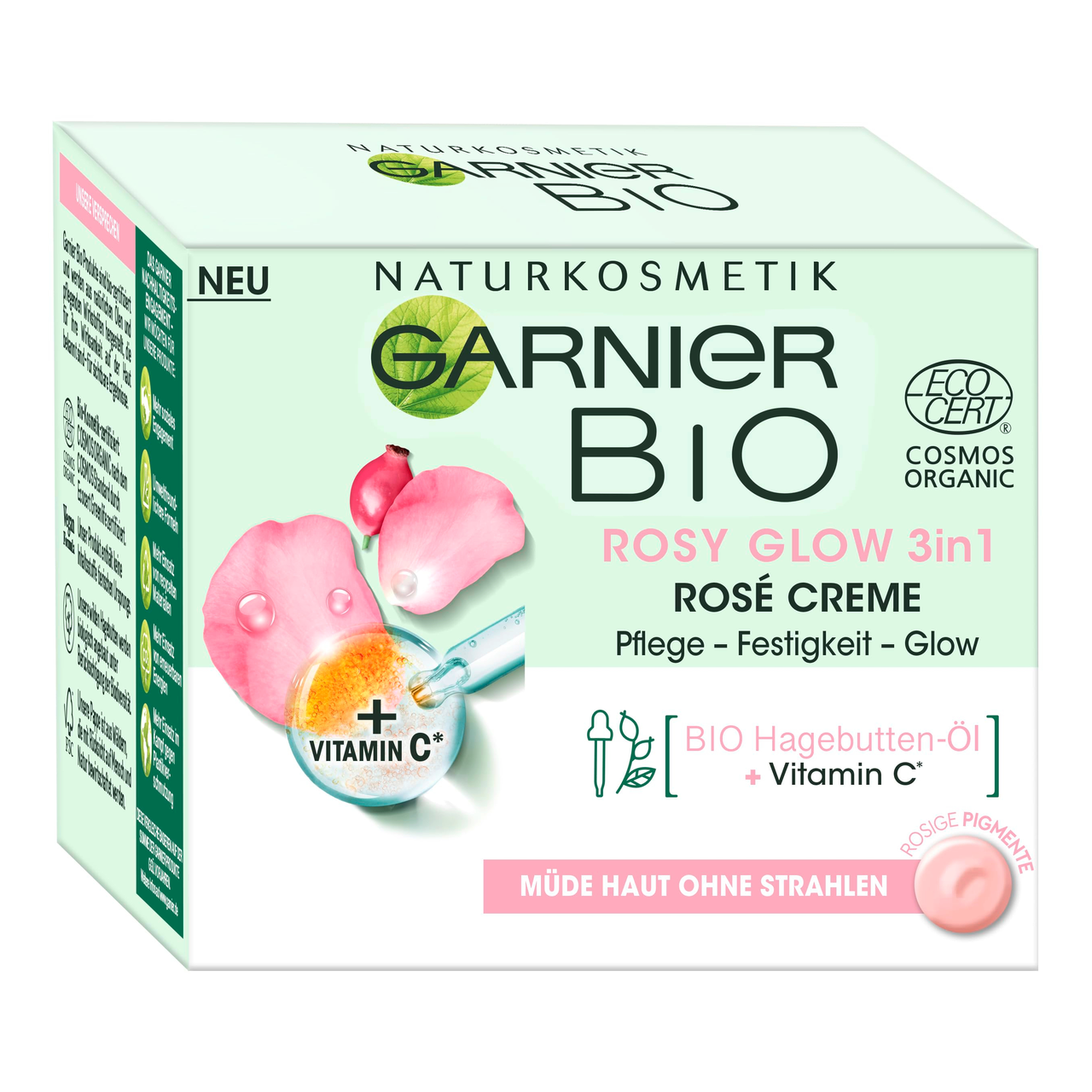 【含税直邮】GARNIER 面霜 含玫瑰果油和维生素 C 50ml