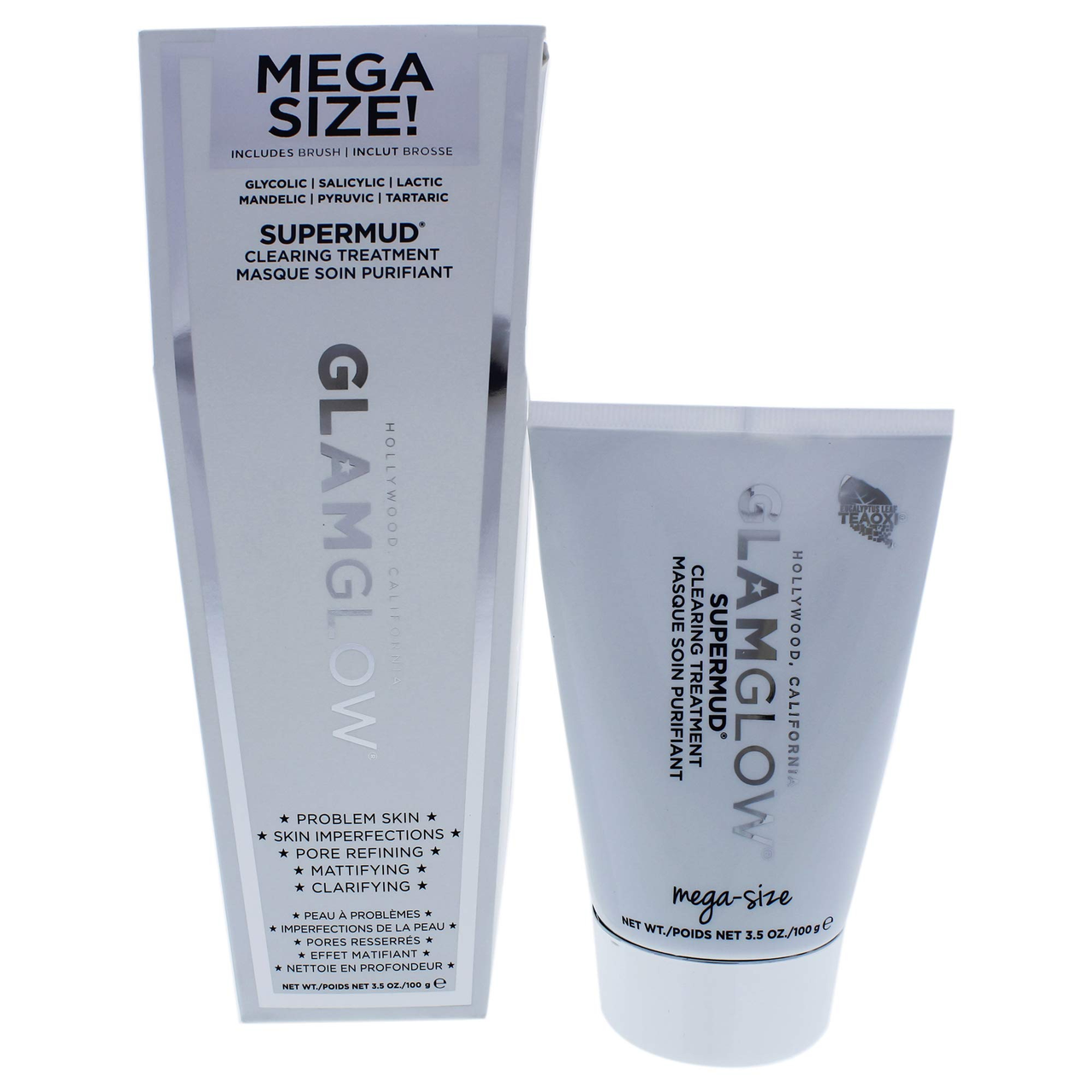 【含税直邮】Glamglow Glamglow 格莱魅SUPERMUD清洁面膜 100g