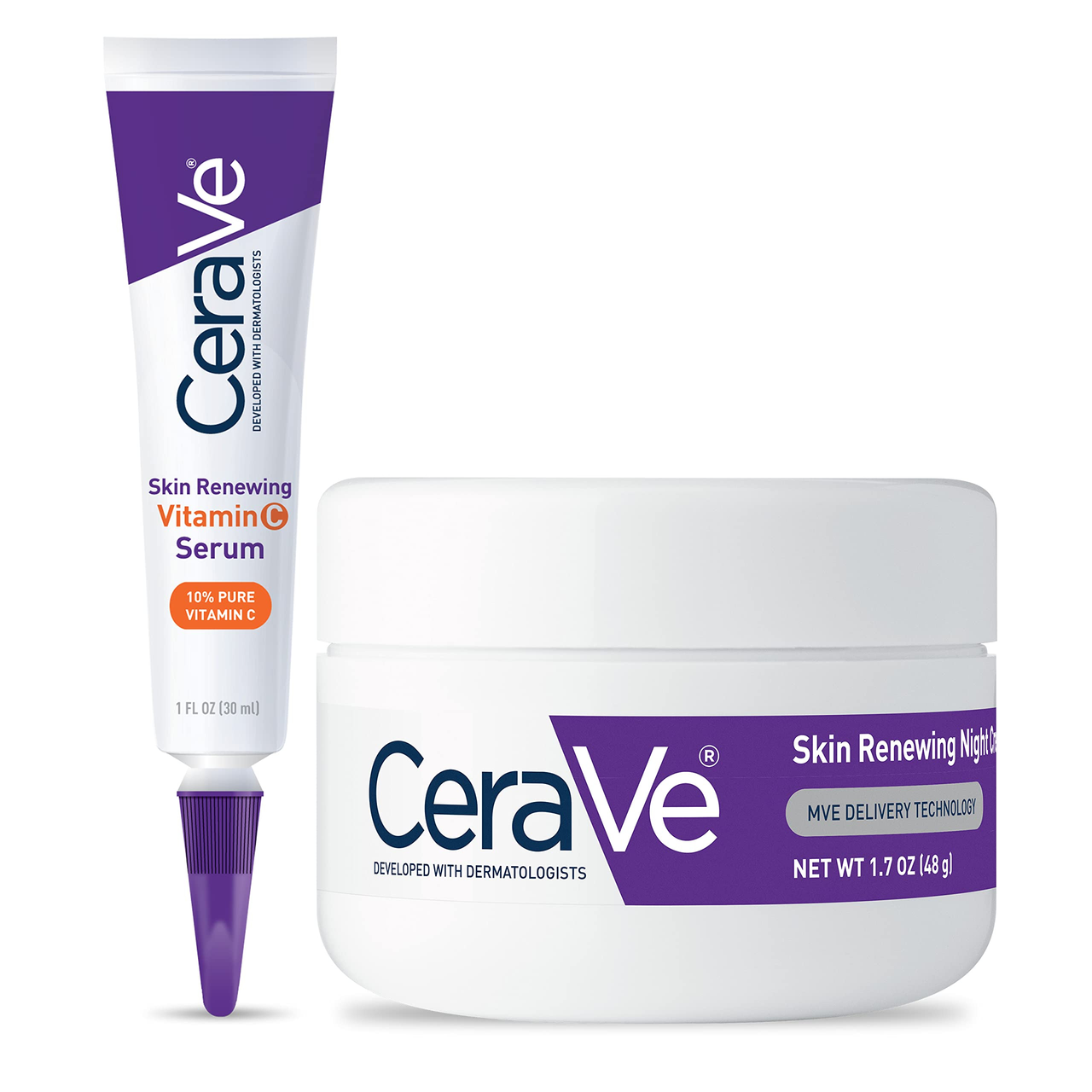 【含税直邮】CeraVe 维C精华液晚霜护肤套装