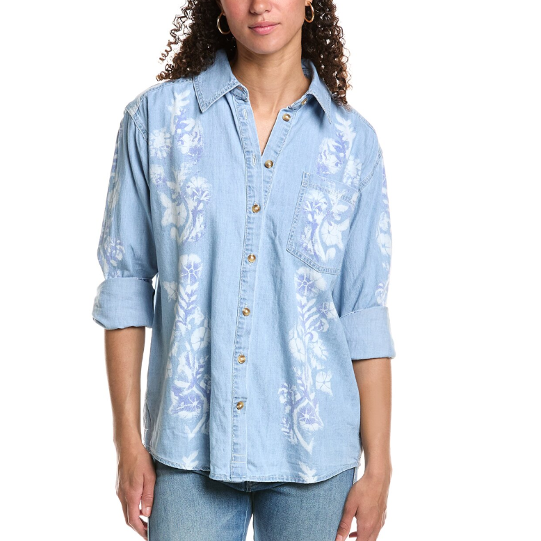 Free People 牛仔衬衫