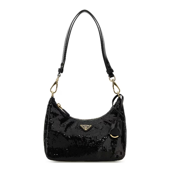 Prada 黑色 Re-Edition 单肩包