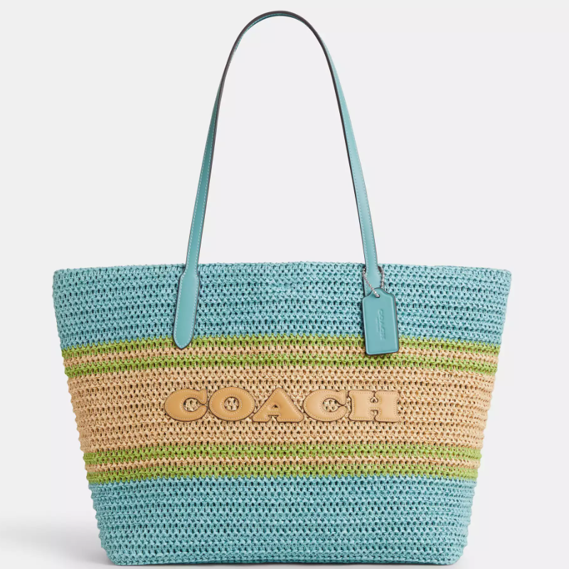 Coach 蔻驰 City 编织托特包