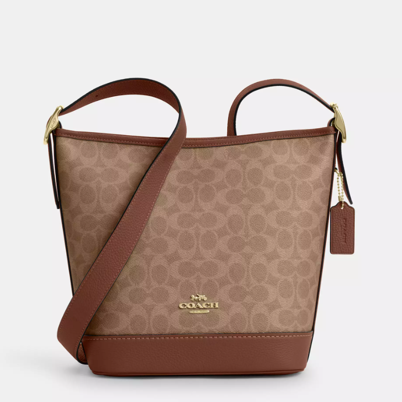 Celine 类似款！Coach 蔻驰 Jude 老花斜挎包