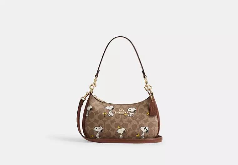 Coach X Peanuts Teri 老花单肩包