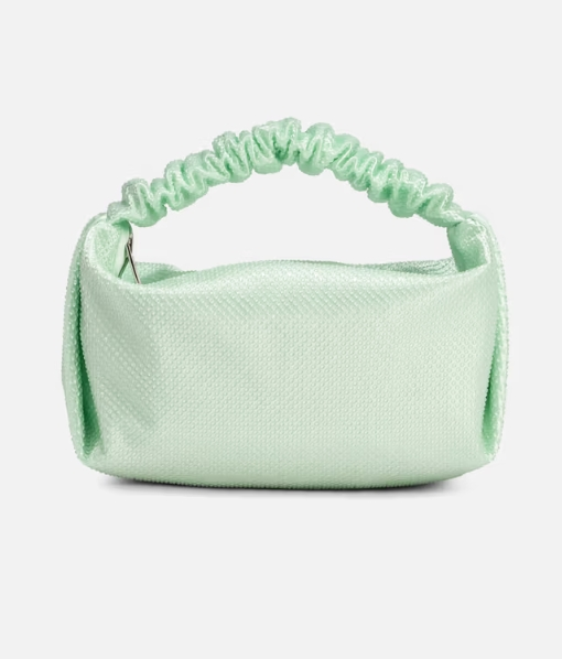 Alexander Wang Satin Scrunchie 水晶手提包