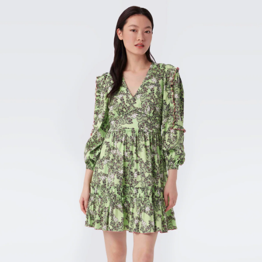 DVF Kourtney 印花连衣裙
