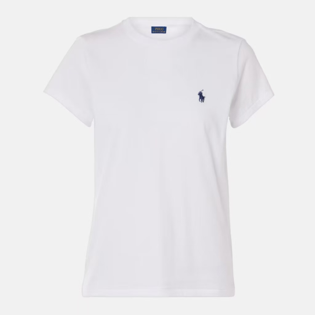 POLO RALPH LAUREN 拉夫劳伦白色经典款小马徽标T恤