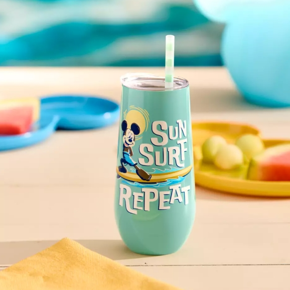 Disney Store：特价区上新再降价 Mickey Mouse 夏日不锈钢吸管水杯$19