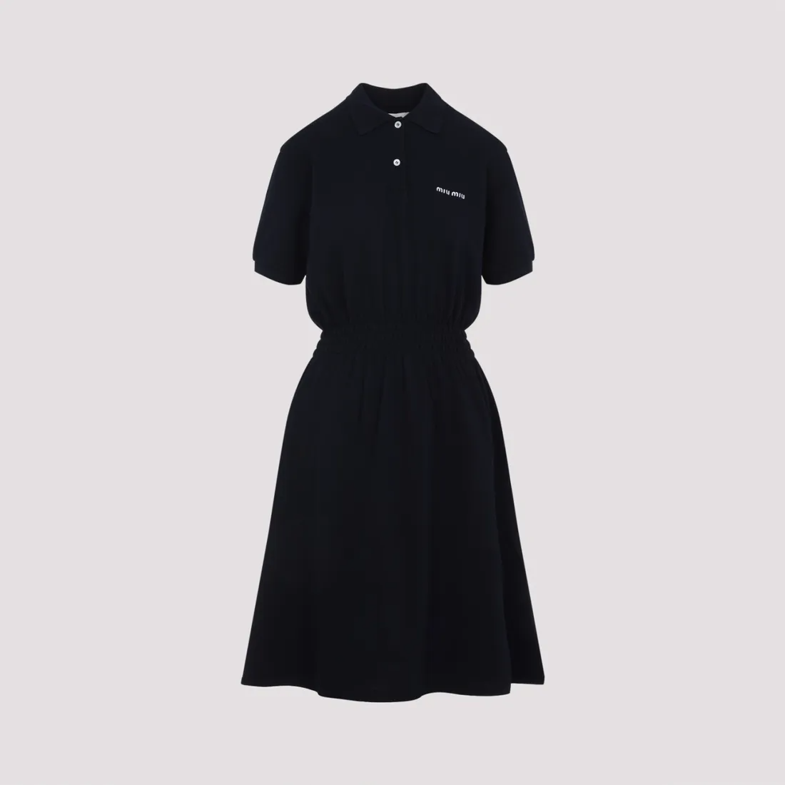 Miu Miu 缪缪 Cotton 收腰Polo裙