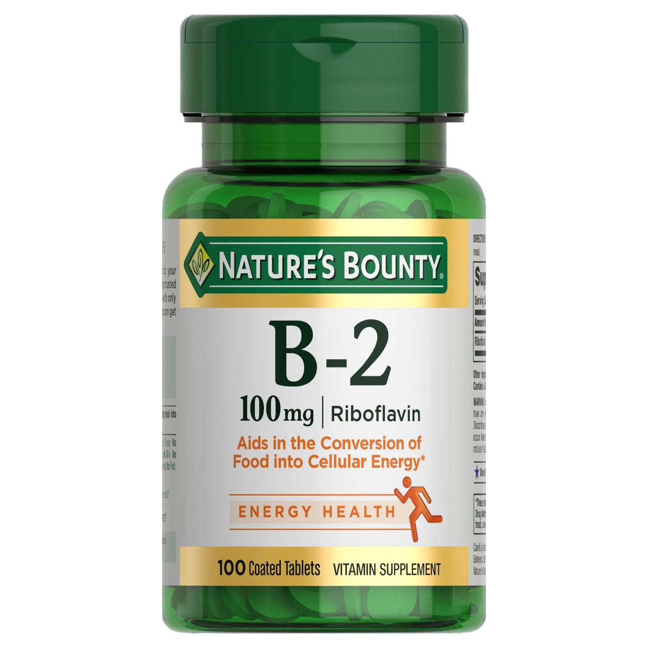 【含税直邮】Natures Bounty 自然之宝 维生素B2 100粒