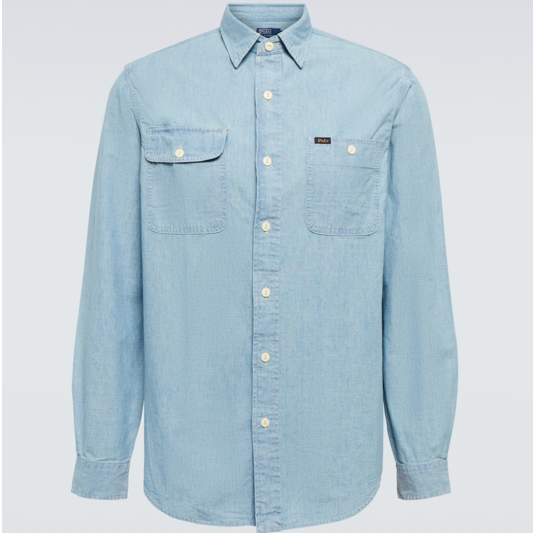 陈冠希同款！Polo Ralph Lauren 牛仔口袋衬衫