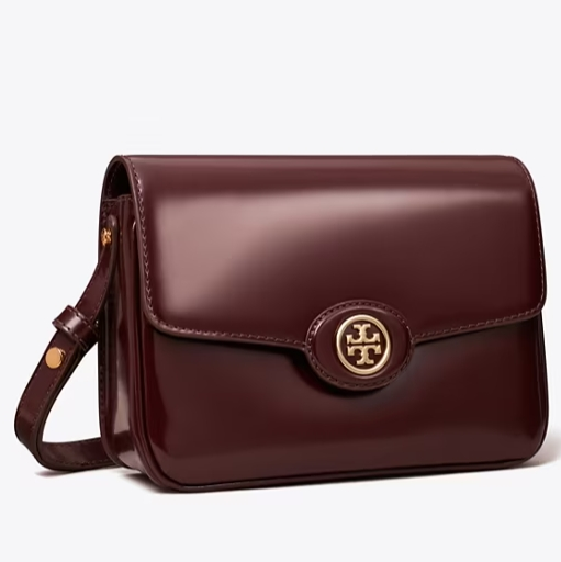 Tory Burch 汤丽柏琦 酒红豆腐包