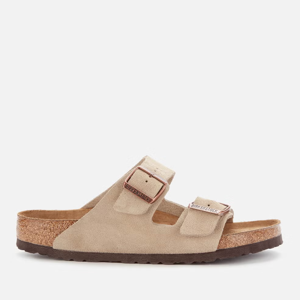 BIRKENSTOCK 勃肯 Arizona Sfb 绒面平底鞋