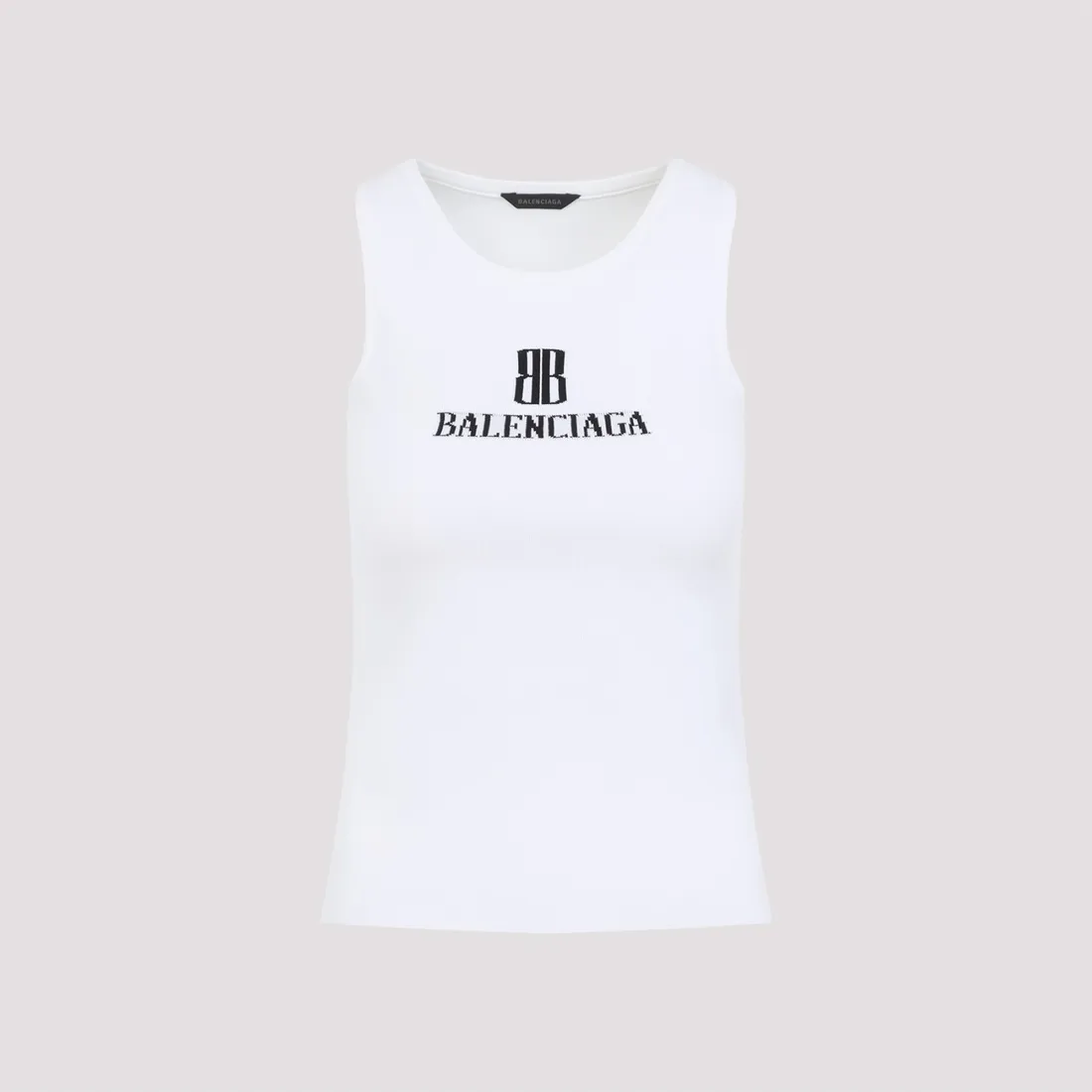 Balenciaga 巴黎世家徽标无袖上衣