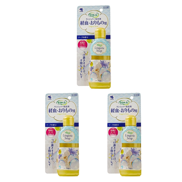 小林制药 SARASATY 女士内衣裤专用清洗液 去血渍 120ml 3个装