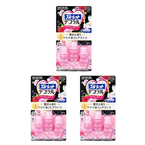 小林制药 BLUELET 马桶开花 芳香除臭 22.5g 3个装