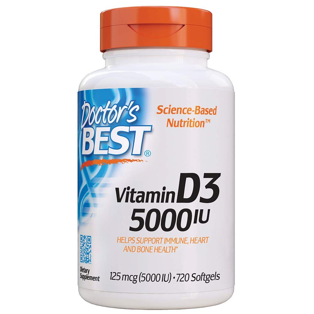【含税直邮】Doctor's BEST 维生素D 720软胶囊 软胶囊