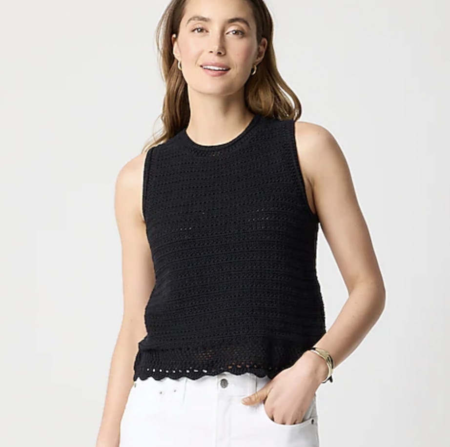 J.CREW Crochet 针织背心
