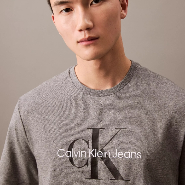 Calvin Klein 经典字幕徽标logoT恤